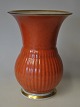 Royal 
Copenhagen 
Craquelle-Vase, 
212 / 2498.20. 
Kopenhagen, 
Dänemark. Grau 
mit roter 
Überglasur. ...