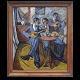 Victor Isbrand, 
1897-1988, 
Kopenhagen,Öl 
auf Platte
Kubistische 
Komposition, 
"Das Trio 
stimmt ...