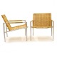 Ein Paar Martin 
Visser, 
1922-2009, SZ01 
lounge Stühle 
mit 
Stahlgestell