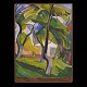 Axel P. Jensen, 
1886-1972, Öl 
auf Leinen
Signiert 
"Bäume im 
Garten"
Masse: 87x61cm