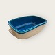 Kähler-Keramik, 
Schale mit 
Griff, blaue 
Glasur, 29 cm x 
17 cm, 9 cm 
hoch, Design 
Nils Kähler ...