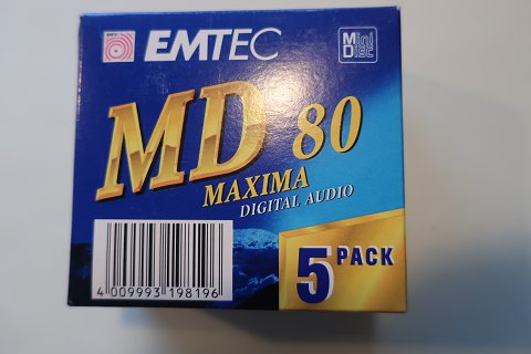 Medie-items for the Mini-Disk-apparatNevere usedIm stock: 3 boxesIn a good condition
