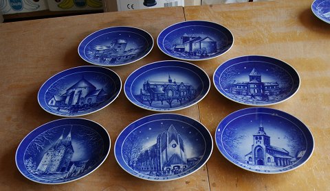 Church plates in porcelain from Baco, Germany. Years between 1973 to 1983.