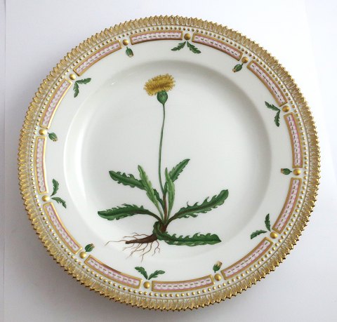 Royal Copenhagen Flora Danica. Dinner plate. Design # 3549. Diameter 25 cm. (1 
quality). Leontodon hispidum L