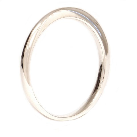 Nanna Ditzel for Georg Jensen 158 sterlingsilver 
bangle. D inside: 6,3cm. W: 76gr