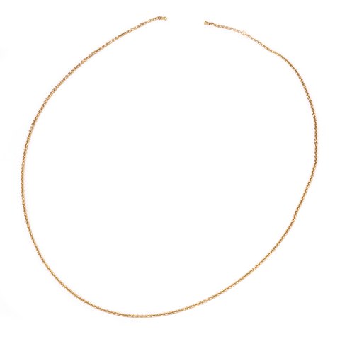 Ole Lynggaard Copenhagen 14kt Gold halskette. L: 
71cm