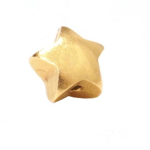 Ole Lynggaard Copenhagen 14kt Gold Sternschliesse. 
Masse: 14x14mm