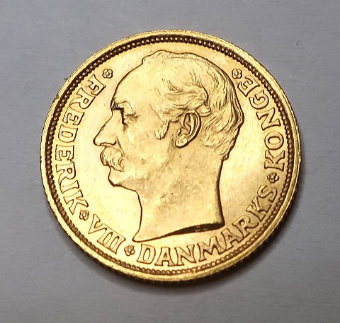 Denmark. Frederik Vlll. Gold 10 kr. from 1908