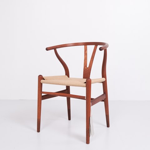 Wishbone-Stühlen – Modell CH24 – Mahagoni & natürliches Geflecht – Hans J. Wegner – Carl Hansen