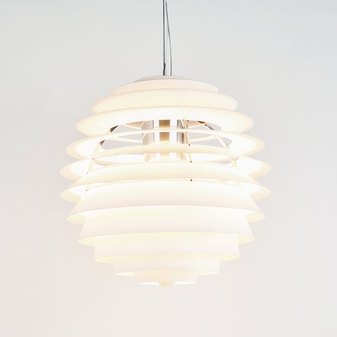 Poul Henningsen PH Louvre Pendelleuchte aus Metall für Louis Poulsen, dänisches Design 1957