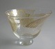 Lynggaard, Finn 
(1930 - 2011) 
Dänemark: 
Glasvase. 
Klarglas mit 
Gold. An der 
Unterseite ...