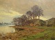 Soja - Jensen, 
Carl Martin 
(1860 - 1912) 
Dänemark: 
Landschaft. Öl 
auf Maler 
Platte. 23 x 30 
cm. ...