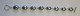 Silber-Armband 
mit Hämatit. 
20. 
Jahrhundert. 
gestempelt: 925 
s. Länge: 20,5 
cm.