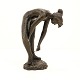 Johannes 
Hedegaard, 
1915-99, grosse 
Bronzenfigur, 
Ballerina
Signiert
H: 52cm