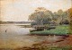 Güllich, 
William (19/20. 
Jahrhundert) 
Dänemark. 
Landschaft. Öl 
auf Leinwand. 
Signiert: Vilh. 
...