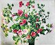Korlind, Einar 
Nielsen (1884 - 
1975) Dänemark: 
Ein 
Blumenstrauß in 
einer Vase. Öl 
auf Karton. ...