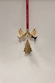 Georg Jensen Christmas Mobile 2014 - Fir Tree and Pigeons. In good condition. Design: Karen Bit ...
