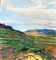 Dorph, NV (1862 
- 1931) 
Dänemark: 
Isländische 
Landschaft. Öl 
auf Leinwand. 
Verso 
beschriftet: 
...