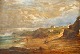 Englischer 
Künstler (19. 
Jahrhundert) 
Küstenlandschaft.
 Öl auf 
Leinwand. ...
