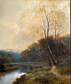 Carter, Frank 
Thomas (1853 - 
1934) England: 
Eine 
Landschaft. Öl 
auf Leinwand. 
Unterzeichnet. 
61 ...