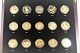 USA. $ ½ 
Gedenkmünzen 
1986-2008. 
Vergoldet mit 
24 Karat Gold 
und Platin. 15 
stück. Verkauft 
von ...