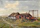 Frost, Sergius 
(1900 - 1994) 
Dänemark: Ein 
Bauernhof in 
Klegod. 
Holmsland Klit. 
Unterzeichnet. 
...
