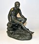 Italienische 
Künstler (19. 
Jahrhundert) 
Bronzefigur von 
Hermes - 
Gesandter der 
Götter. Grün 
...