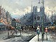 Signierter 
Ninot. Große 
ältere 
Stadtmalerei 
aus Paris. 
Guter Zustand. 
Abmessungen: 
121x61 cm mit 
...