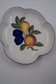 Golden Summer Danish faience porcelain, dishes, leaf-shaped 20cm