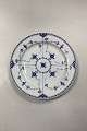 Royal Copenhagen Blue Fluted Halflace Round Serving Tray No. 538.Measures 30,2 cm / 11.88 ...