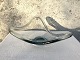 Holmegaard, 
Selandia, 
Obstschale, 
Akva, 35,5 cm / 
33 cm, Design 
Per Lütken * 
Guter Zustand *