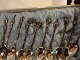 Silberner 
Kaffeelöffel 
Silber 925a 
Silber Silber: 
Lbo 12 Stück, 
jedes mit 
eigener 
Dekoration 1 
...