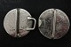 Buckle for the belt - made of silverMade of 2 coins from Austria / ÖsterreichText at the ...