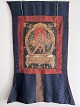 Asiatische 
buddhistische / 
hinduistische 
Thangka-
Malerei, 
montiert in 
handgenähtem 
Baumwoll- und 
...