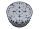 Royal Copenhagen Blue Fluted Halv Lace, extra flat dinner plate.Decoration number ...
