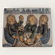 Bornholmer 
Keramik, 
Keramikrelief, 
Michael 
Andersen, 
Fischermädchen, 
29 cm breit, 23 
cm hoch, ...