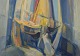 Frans 
Vester-Pedersen 
(1934-1972), 
Danish painter, 
oil on canvas.
Abstract ...