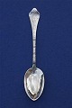 Antique Rokoko Danish solid silver flatware, soup 
spoons 21cm