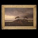 Joachim 
Ferdinand 
Richardt, 
1819-95, Öl auf 
Leinen
Partie von 
einer dänischen 
Küste
Signiert ...