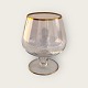 Lyngby-Glas, 
Möwenkristallglas 
ohne Schliffe, 
Cognac, 10 cm 
hoch, 8 cm 
Durchmesser 
*Guter Zustand*