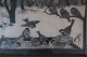 Fuglebillede (birds)Livlige fugke, synger og finder frø, - lige til at blive glad af49cm x ...