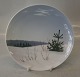 Decorative 1136 
RC Plate with 
Winther 
landscape 17.5 
cm painter 117 
pre 1923 Royal 
Copenhagen  ...