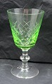 Eaton Gläser 
von Lyngby 
Glashütte, 
Dänemark.
Weissweinglas, 
grün, in gutem 
Zustand.
H 13cm - Ö ...