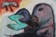 Mogens Balle 
(1921-1988 )
Composition 
with abstract 
creatures
Colour 
lithography in 
silver ...