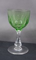 Derby Gläser 
von Holmegaard 
Glashütte, 
Dänemark.
Rheinweinglas 
mit grüne 
Schale in gutem 
...