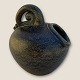 Retro-Keramik, 
Vase/Krug, 
grüne Glasur, 
9,5 cm hoch, 10 
cm breit, 
unsigniert 
*Guter Zustand*