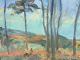Ejnar Larsen 
(1902-1986), 
Ölgemälde auf 
Leinwand, 
signiert: Ejnar 
Larsen 47, 
Ansicht mit 
Bäumen. ...