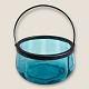 Bonbonschale, 
blaues Glas mit 
Metallfassung, 
11cm 
Durchmesser, 
5,7cm hoch 
*Guter Zustand*