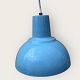 Türkisblaue 
Lampe mit 
Gebrauchsspuren, 
Durchmesser 
22cm.