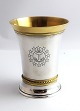 Jezler. Swiss silver goblet with gilding (800). Height 9.3 cm